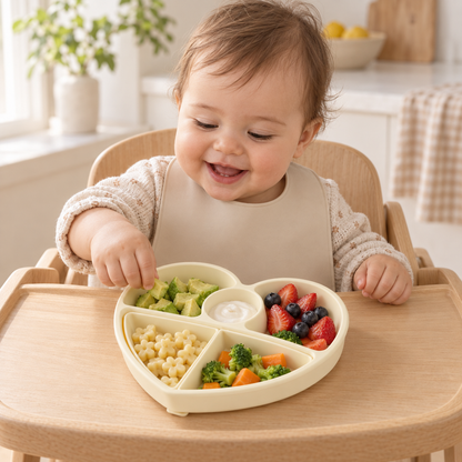 The Love Plate - Suction Plate with Lid
