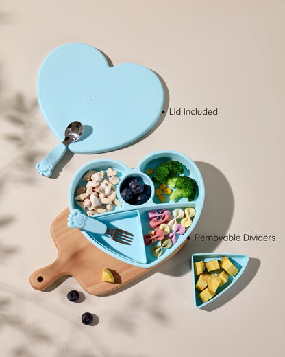 The Love Plate - Suction Plate with Lid